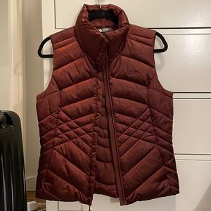 North Face Maroon Vest